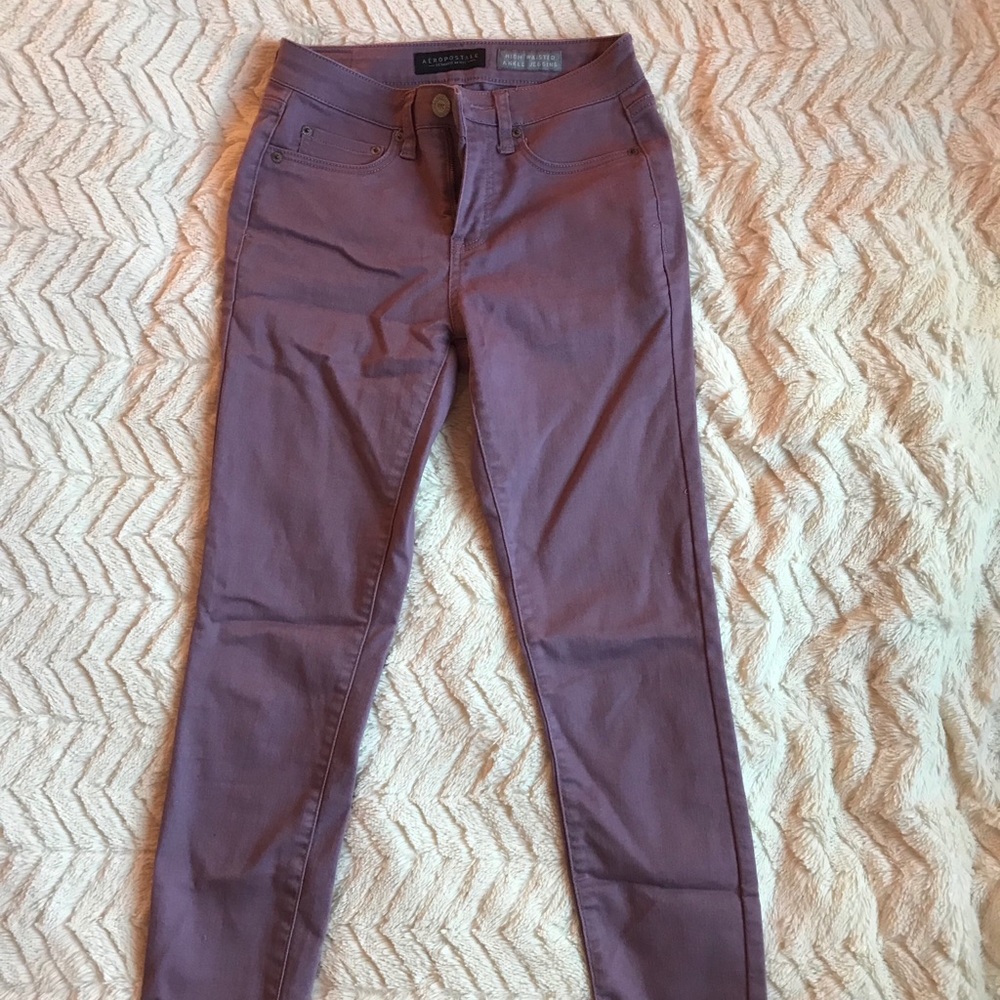 Aéropostale high waisted ankle jeggings.